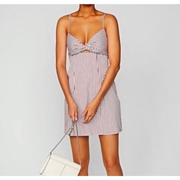 Express Striped Shift Mini Dress Size Small - Picture 1 of 9
